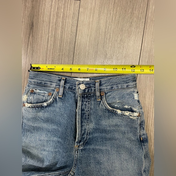AGOLDE Riley High Rise Straight Crop Jeans Sz 23 - Picture 7 of 11